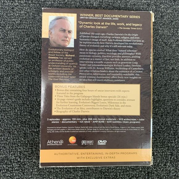 The Genius of Charles Darwin by Richard Dawkins (DVD Documentary, 2008) 2 Discs - Picture 2 of 7